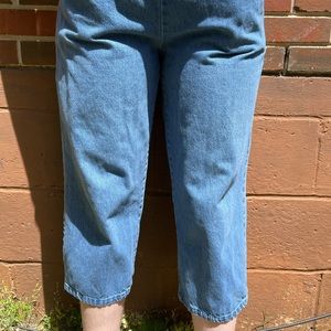 Vintage blue Jean capris